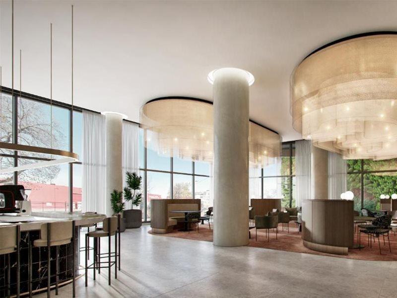 Oakwood Premier Melbourne Aparthotel Kültér fotó The lobby of the hotel