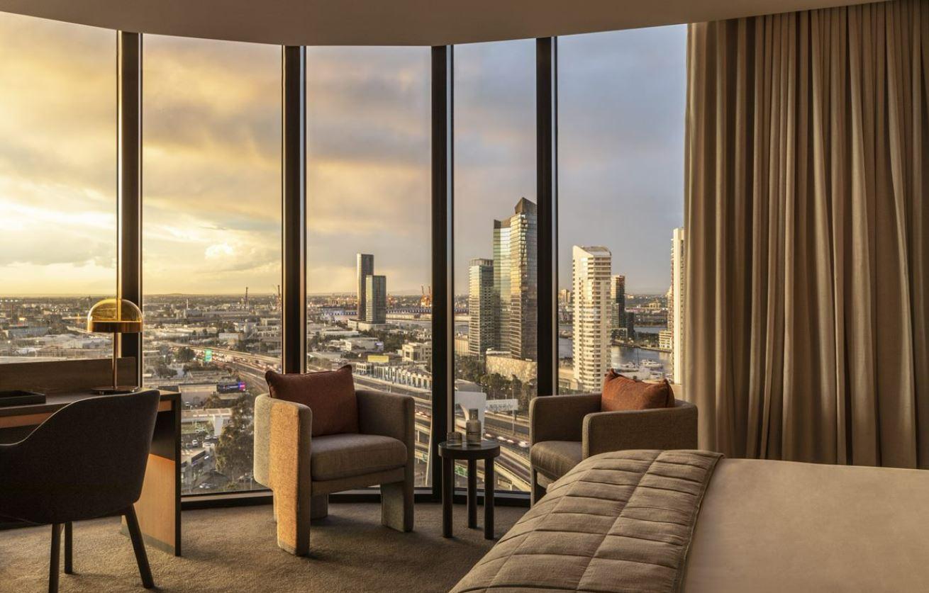 Oakwood Premier Melbourne Aparthotel Kültér fotó A suite at the Crown Perth